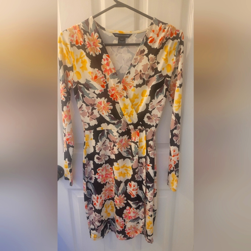 French Connection Floral Dress - Size 2